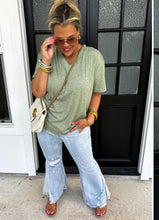 Load image into Gallery viewer, Sadie Slouchy Boyfriend Tee - Olive