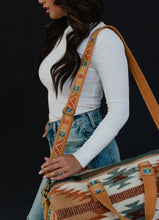 Load image into Gallery viewer, Sloane Woven Weekender - Tan