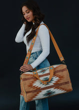 Load image into Gallery viewer, Sloane Woven Weekender - Tan