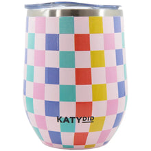 Load image into Gallery viewer, Multi Checkered Wine Tumbler